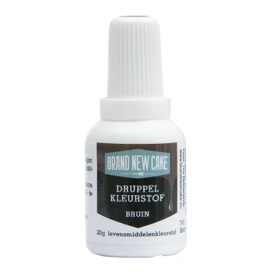 Afbeelding van BrandNewCake Druppel Kleurstof Bruin 20gr