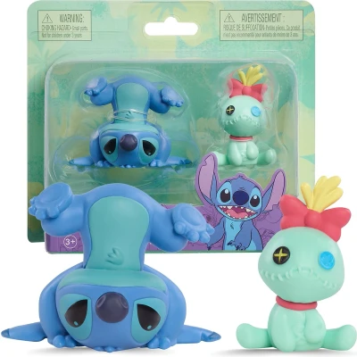 Afbeelding van Disney Stitch 2 Speelfiguren Scrump &amp; Upside Down