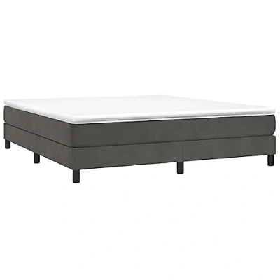 Afbeelding van Boxspringframe fluweel donkergrijs 180x200 cm