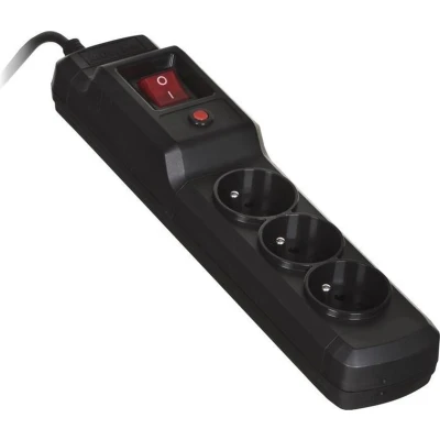 Afbeelding van Activejet COMBO 3GN 5M zwarte stekkerdoos met snoer