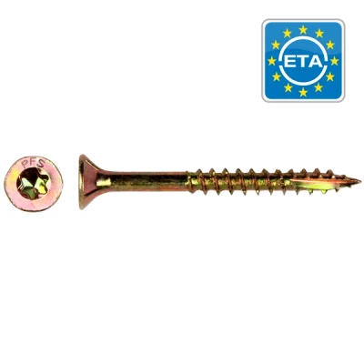 Afbeelding van Houtschroef Torx 6,0x120 Geel vz