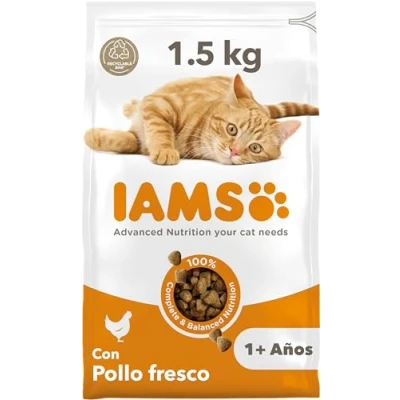 Afbeelding van Iams Kat Adult Kip 1,5 kg