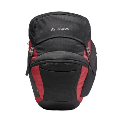 Afbeelding van VAUDE OnTour Back Black/carmine Fietstas Achter Greenshape