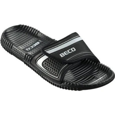 Afbeelding van Beco Badslippers Met Klittenband Zwart Unisex Maat 37