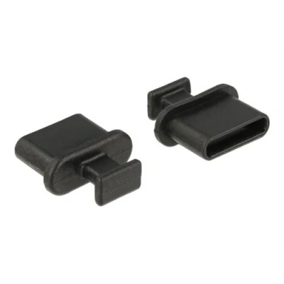 Image de Delock Dust Cover for USB Type C Female Housse de protection noir (pack 10)