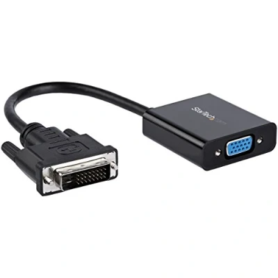 Image de StarTech.com Câble adaptateur actif DVI vers VGA convertisseur D HD15 M/F 1920x1200 vidéo noir