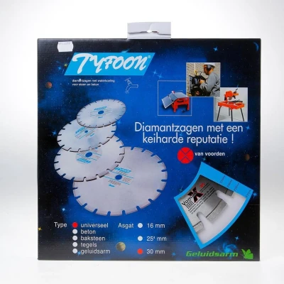 Afbeelding van Voorden Diamantzaag universeel nat Tyfoon diameter 300 x asgat 30mm