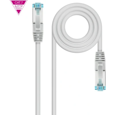 Afbeelding van FTP Category 7 Rigid Network Cable NANOCABLE LSZH/SFTP 3 m Grey