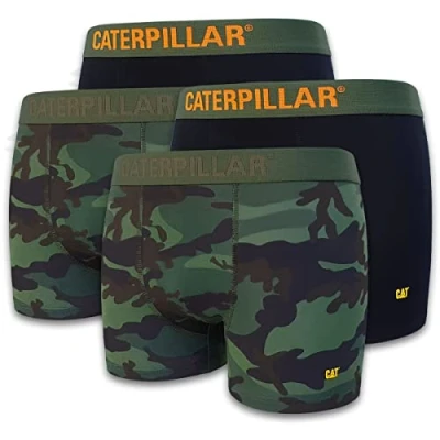 Afbeelding van Caterpillar Cat boxershorts voor heren, Camouflage, onderbroeken in de maten M, L, XL, XXL (4 stuks, 8 of 12 stuks), L