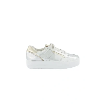 Afbeelding van Paul Green Baskets 5427 037 en cuir lisse pour femme Blanc, Blanc., 37.5 EU