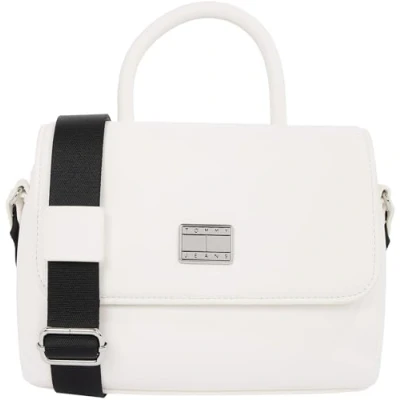 Afbeelding van Tommy Jeans American COOL FLAP Crossover Handtas, Dames, Maat: One Size, White