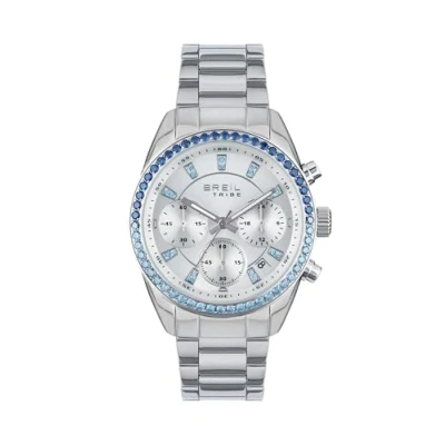 Afbeelding van Breil Chronograaf silvercoloured, Dames, Maat: One Size, Silver coloured