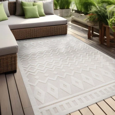 Afbeelding van Binnen &amp; Buitenkleed Nore Wit 200x280 Cm