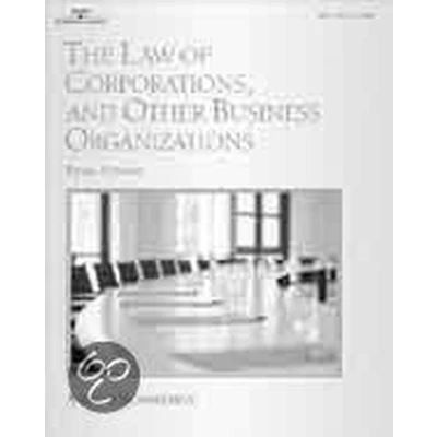 Afbeelding van The Law of Corporations and Other Business Organizations