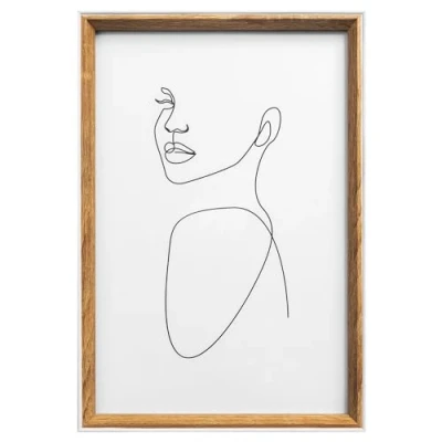 Afbeelding van walther design Silhouette fotolijst, 30 x 40 cm, natuur, NW040H