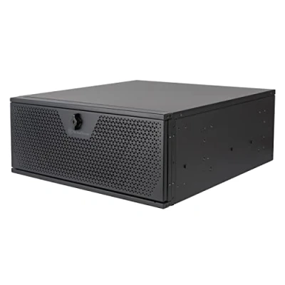 Afbeelding van Silverstone SST RM44, Tower, Server, Zwart, ATX, EATX, micro Mini ITX, SSI CEB, EEB, Staal, HDD, LAN, Stroom