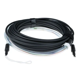 Afbeelding van ACT RL4203 Prefab Glasvezel Kabel Multimode OM3 8 voudig LC Connectoren 30 meter
