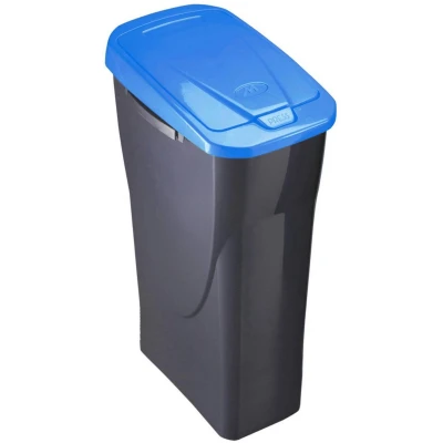 Afbeelding van Afvalemmer Zwart/Blauw Polypropyleen (15 L)