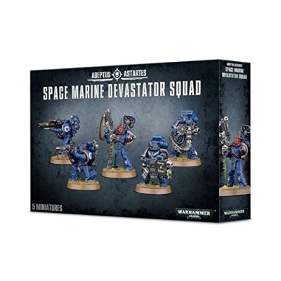Afbeelding van Games Workshop Space Marine Devastators miniatuur, zwart