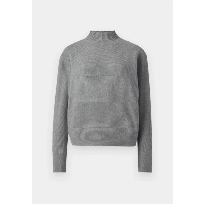 Afbeelding van Jacqueline de Yong Trui Jdyprime Life L/s Hn Bat. Pull. Knt 15351898 Medium Grey Melange Dames Maat L