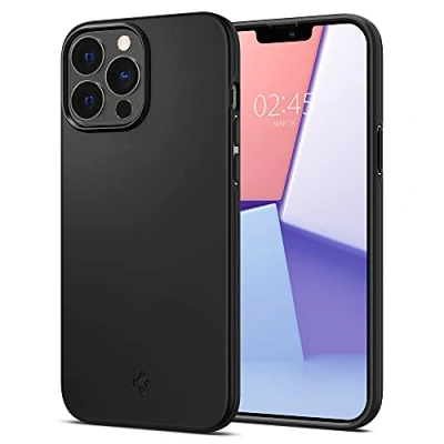 Image de Spigen Thin Fit Apple iPhone 13 Pro Max étui téléphone mobile (Black) ACS03674