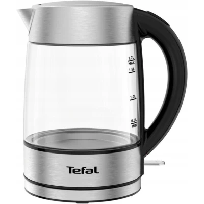 Afbeelding van Tefal KI772D waterkoker 1,7 l 2400 W Roestvrijstaal, Transparant