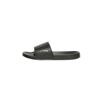 Afbeelding van Superdry Badslippers, Heren, Maat: 42, black Rubber/ textiel