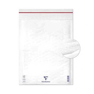 Afbeelding van Clairefontaine 7354C 10 witte bubbelfolies, 27 x 36 cm, 90 g