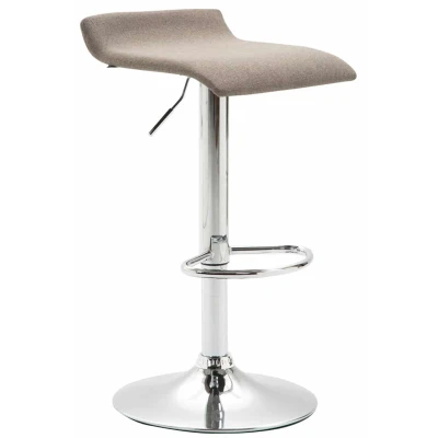Afbeelding van Barkruk Vardo Stof V2, Taupe
