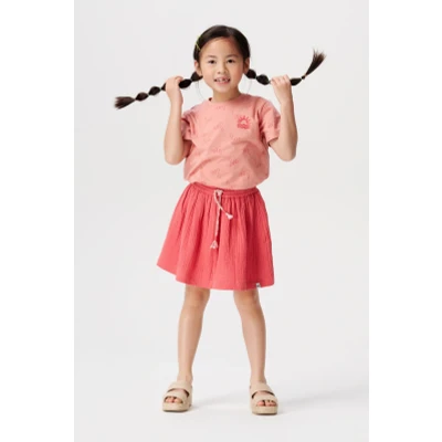 Afbeelding van Noppies Meisje Rok Eleanor Mineral Red 140