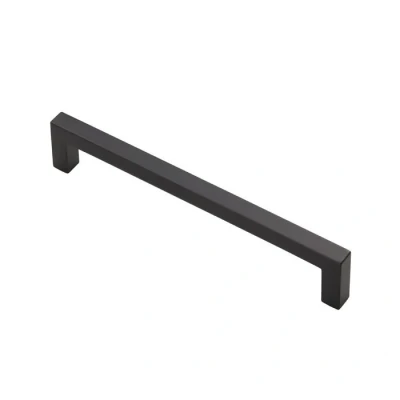 Afbeelding van Fingertip Designs Handgreep Block 160mm matzwart metaal