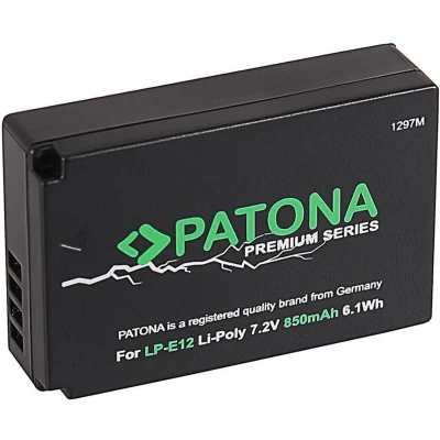 Afbeelding van Canon LP E12 accu (Patona Premium)