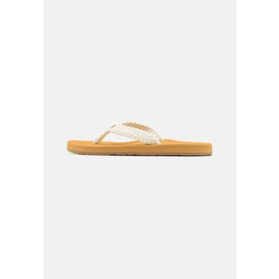 Afbeelding van Roxy Porto Teensandalen, Dames, Maat: 41, Natural Polyester/ katoen