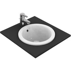 Afbeelding van Ideal Standard Connect inbouwwastafel rond (Ø38cm) wit zonder