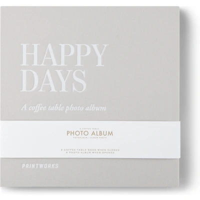 Afbeelding van Printworks Photo Album Happy Days S Grey