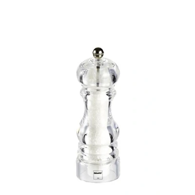 Afbeelding van Bisetti 8420S zoutmolen, acryl, 17,5 cm, transparant