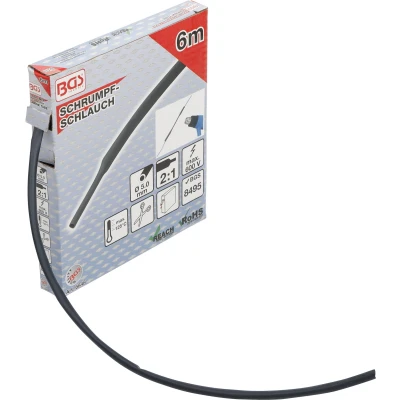 Afbeelding van BGS Krimpkous box zwart Ø 5 mm 6 meter