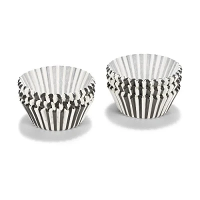 Afbeelding van Patisse Cupcakevormen 5 Cm Papier Zwart/wit 200 Stuks