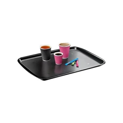 Image de Cep take a break 92350 plateau rectangulaire polycarbonate noir 53.2 x 37,2 2cm