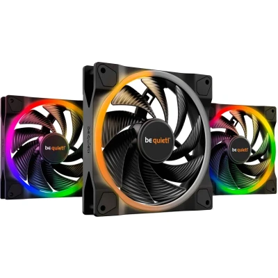 Afbeelding van BeQuiet Light Wings PC ventilator Zwart Incl. LED verlichting