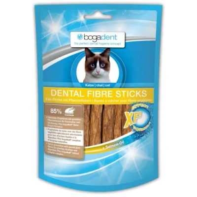 Afbeelding van 50g Bogadent Cat Dental Fibre Sticks Kip Kattensnacks
