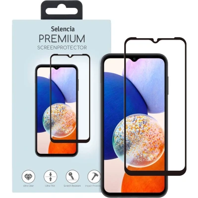 Afbeelding van Selencia Screenprotector Geschikt voor Samsung Galaxy A14 (5G) / (4G) Tempered Glass Gehard Glas Premium
