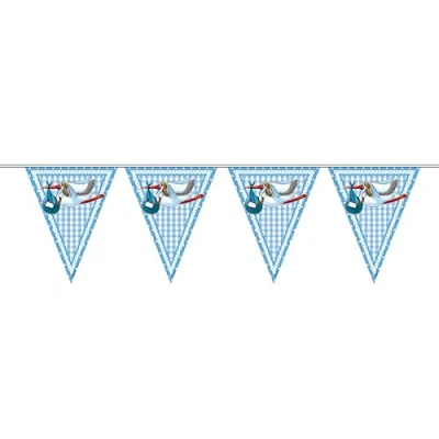 Image de Garçon de naissance la ligne drapeau cigogne