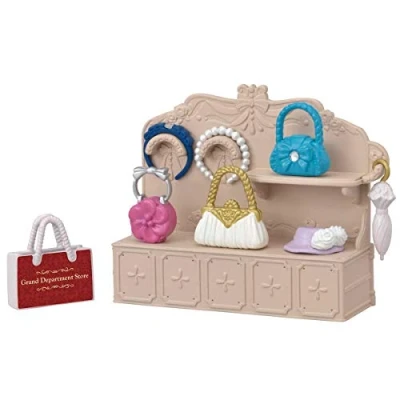 Afbeelding van Sylvanian Families De stad Het display en accessoires voor lederwaren 6015 Commerce Mini Poppen