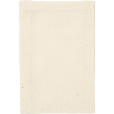 Afbeelding van Tasje Home deco Katoen Hout naturel 10x15cm Creotime 4 Stuks