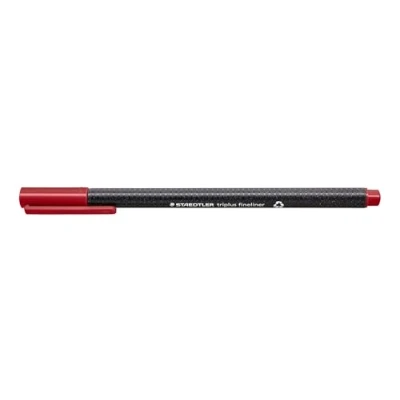 Afbeelding van Triplus Fineliner 334 viltstift, superfijne punt, 0,3 mm, karmijnrood