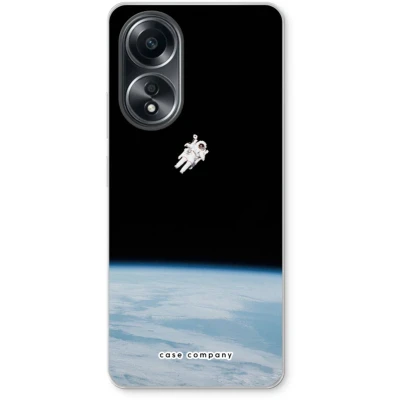 Afbeelding van Case Company® hoesje geschikt voor Oppo A58 4G Alone in Space Soft Cover Telefoonhoesje Bescherming aan alle Kanten en Schermrand