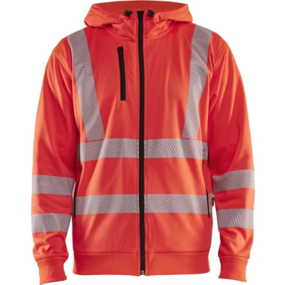 Afbeelding van Blaklader High Vis Hoodie met rits 3565 2538 Rood XXL