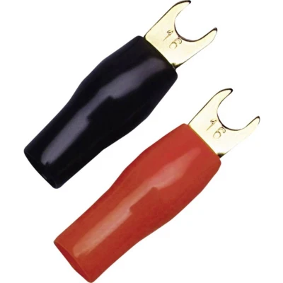 Afbeelding van Sinuslive KSI 16 Vorkkabelschoen mm² Gat diameter=5 mm Deels geïsoleerd Zwart, Rood 10 stuk(s)