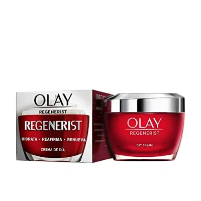 Afbeelding van Olay Regenerist Crema Facial De Día, Fórmula Con Niacinamida (Vitamina B3) Y Péptidos, Hidrata Al Instante Durante 24H, Piel Más Firme En 14 Días, 50 ml